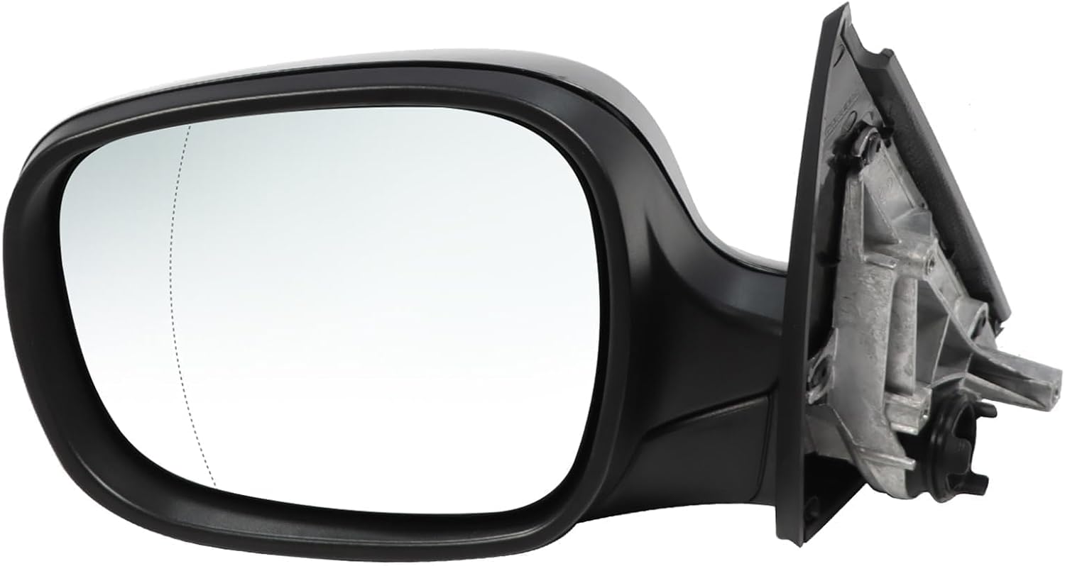 Left Side Mirror Assembly Compatible with X3 2011-2014 Driver Side Door Mirror w/Heated & Power Adjustment Glass Side View Mirror (3pins Black) Black Left