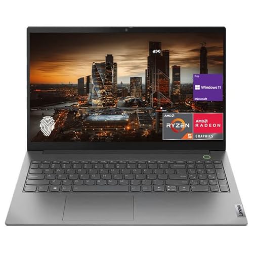 Lenovo ThinkBook 15 G3 ACL Business Laptop, 15.6 Full HD Display, AMD Ryzen 5 5500U, 24GB DDR4 RAM, 1TB SSD, Webcam, Backlit Keyboard, Fingerprint Reader, Windows 11 Pro