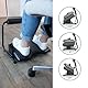 hjh OFFICE Fußstütze Büro PODI F Schwarz ergonomische Fußablage höhenverstellbar & neigbar, inkl. Beinablage, 830111