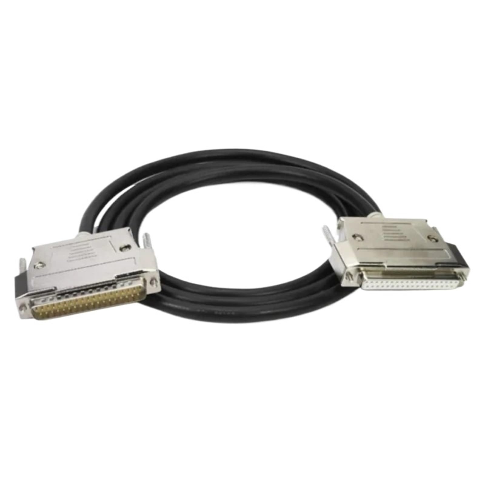 DB37 HDB37 Cavo schermato prolunga a 37 pin 26 AWG, copertura metallica apribile, maschio o femmina(Male to Male,1m)