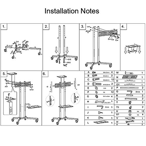 Soporte de piso universal para TV 32-70 pulgadas miniatura 4