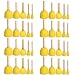 WFPLUS 40pcs 5 Sizes Round Paint Foam Sponge Brush Set Kids Painting Tools Sponge Stippler Set for Painting Crafts and DIY