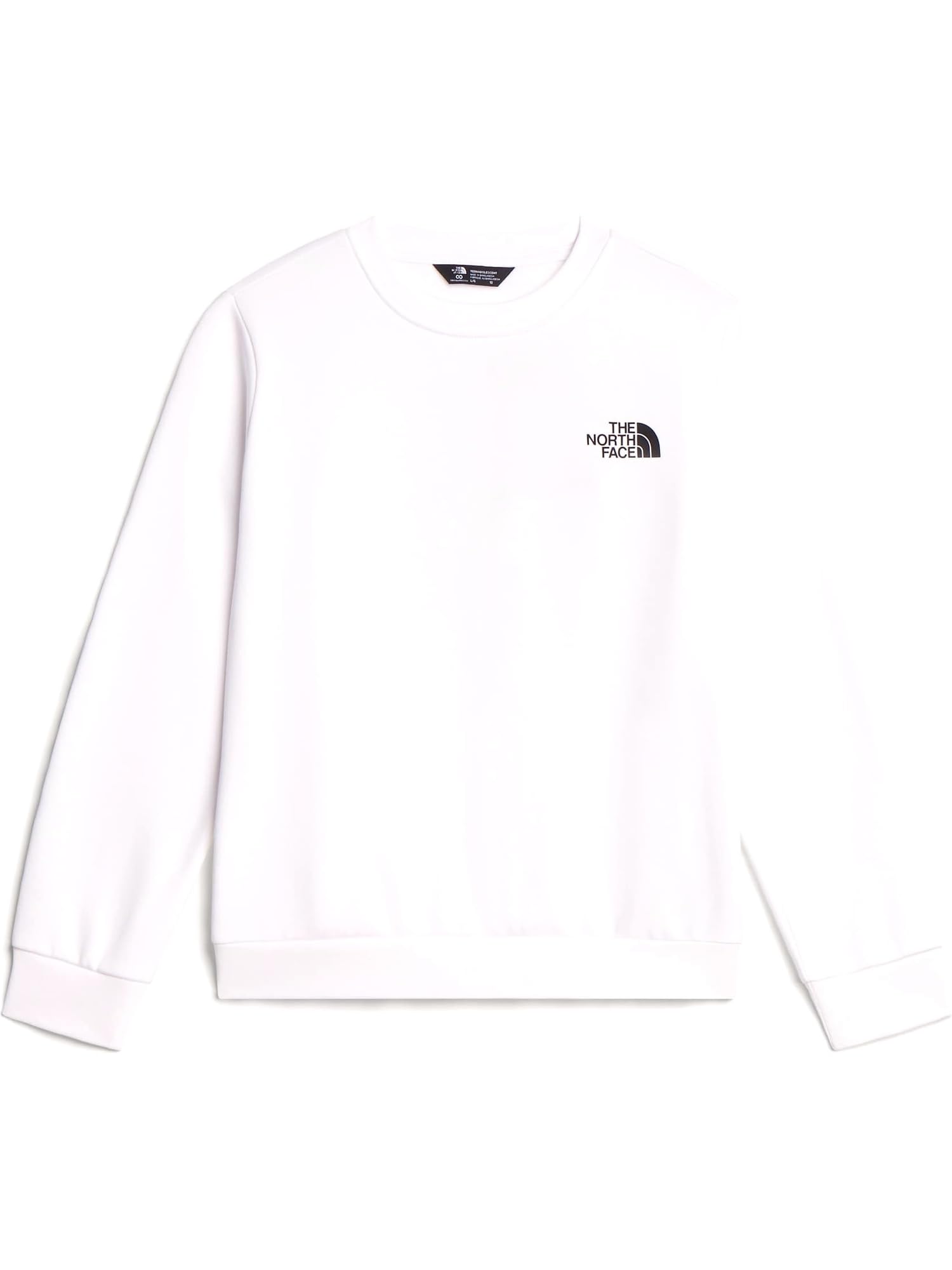 THE NORTH FACE Evolution Box NSE Crew Felpa per Bambini TNF White 10 Anni