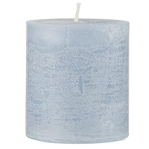 Ib LaursenRustic Candle Light Blue Medium