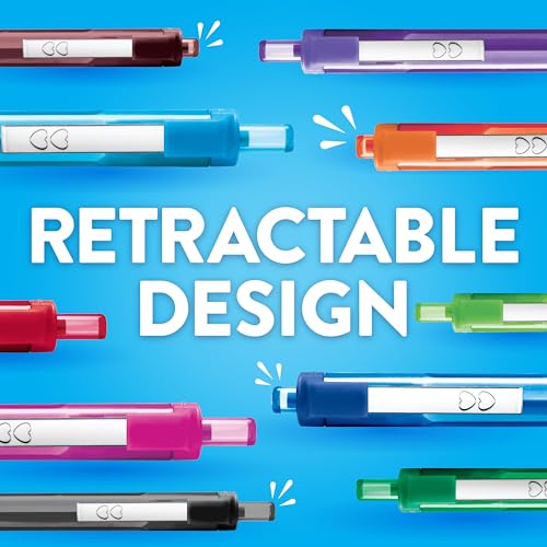 Image of Paper Mate InkJoy 300RT Retractable Ballpoint Pens, Medium Point (1.0mm), Black, Pack of 216, Ideal for Office Supplies, Journaling, and Writing Accessories