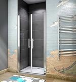 Aica Sanitär Duschtür Nischentür Doppel Pendeltür Duschabtrennung Dusche