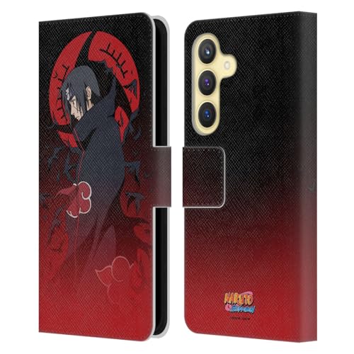 Coque portefeuille Naruto Itachi Uchiha pour Samsung S24 5G idée cadeau manga unique