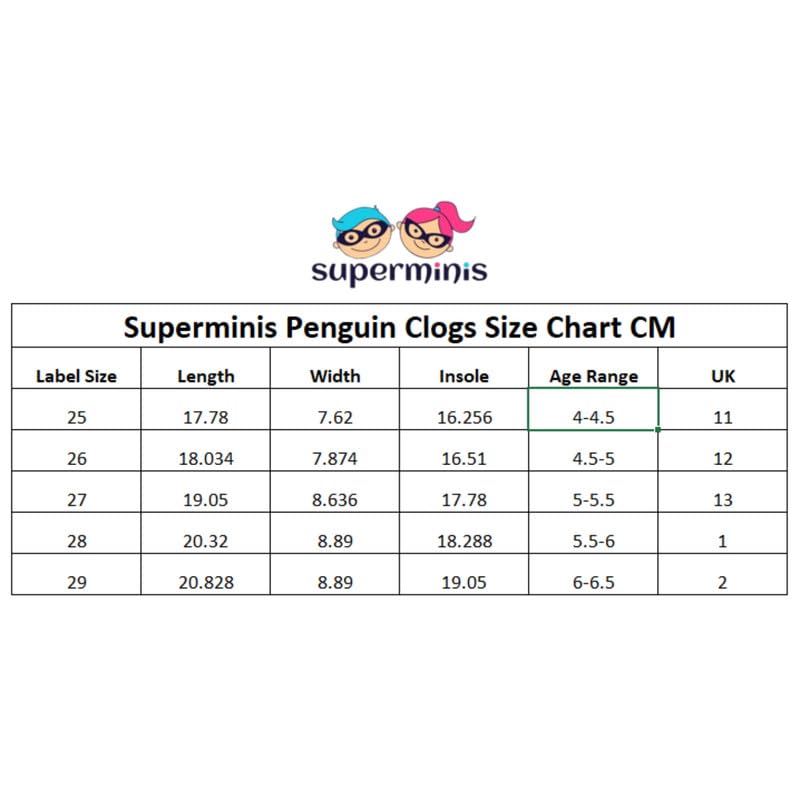 superminis Penguin Design Slingback Clog Shoes for Kids | Indoor & Outdoor Clog Sandals for Boys & Girls 6 51w9nLRjX2L
