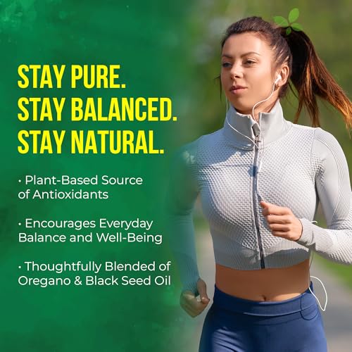 Image of FreshDrinkUS, Premium Oregano Black Seed Oil Softgels | 330 Count | Blend of 300mg Oregano Oil + 200mg Black Seed - Plant-Based Source of Natural Antioxidants.