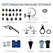 VTG VOGTEN 28PCS Coolant Pressure Tester & Vacuum Refill Kit,Radiator Pump Pressure Tester Kit for Automotive Cooling System Water Tank Leakage Detection