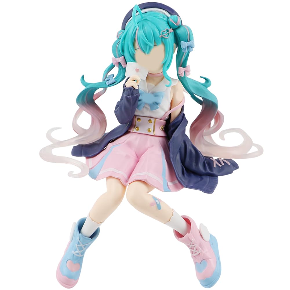 ZPSOSPZ 14cm Hat-sune Figure, Hat-sune Action Figure, Anime Figures Toys, Hat-sune Ornament, Cartoon Figure Doll Models, Pvc Action Figure Toys Model Ornaments Collection Gifts