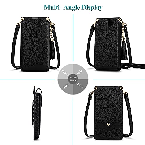 Image of Peacocktion Small Crossbody Cell Phone Purse for Women, Lightweight Mini Small Crossbody Bags for Women with Card Slots
