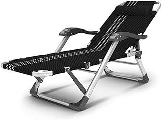 Conjuntos de móveis de jardim espreguiçadeira, espreguiçadeira dobrável para banhos de sol para acampamento cadeiras de jardim cadeira dobrável de gravidade reclinável à prova d'água espreguiçadeiras de metal para escritório ao ar livre bonito