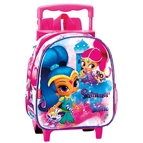Shimmer and Shine Mochila guardería con Carro Fijo Ruedas