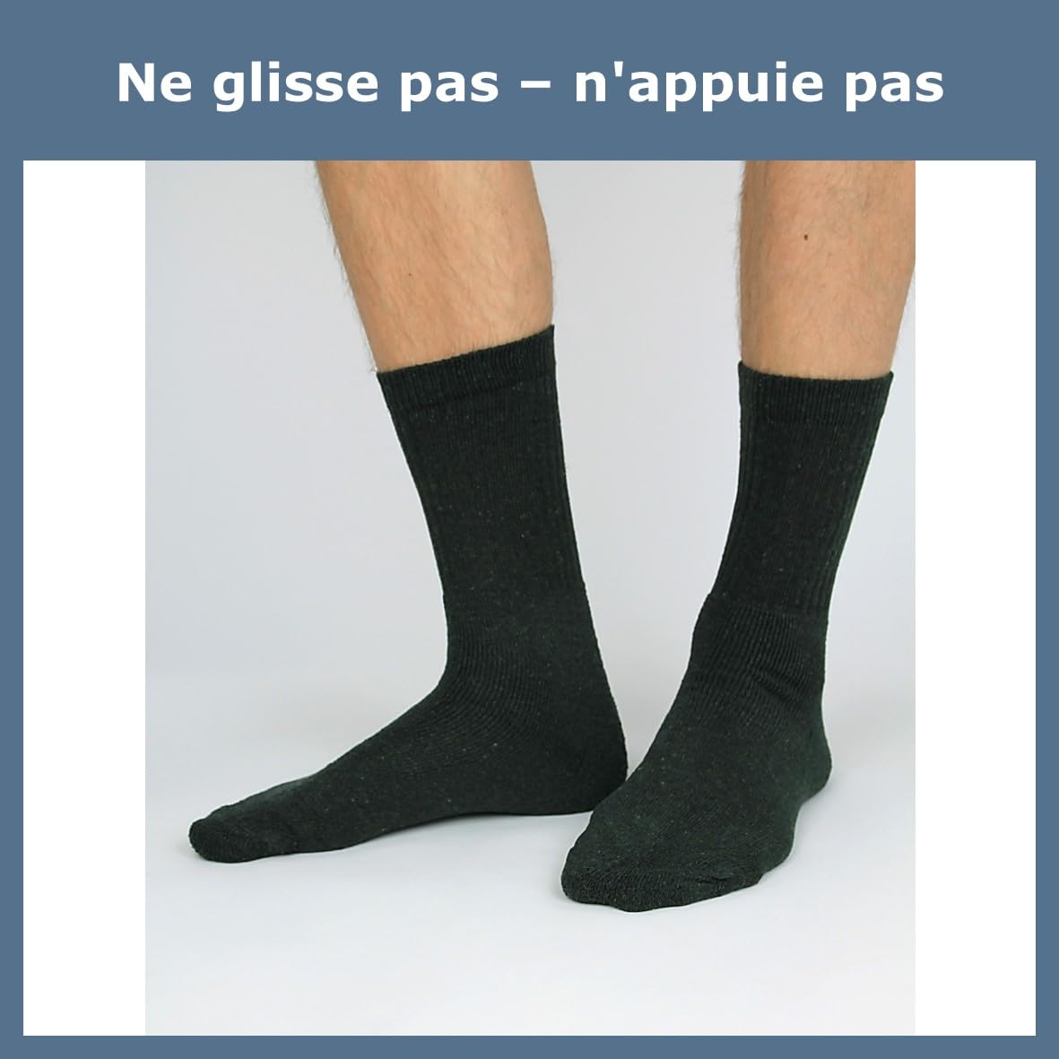 GAWILO Chaussettes Militaires et de Chasse 10 Paires - Pied en Tissu Éponge Renforcé