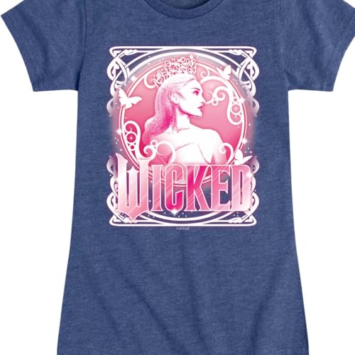 HYBRID APPAREL Wicked - Glinda Portrait - Girls Toddler and Youth Fitted Short Sleeve Graphic Tee3