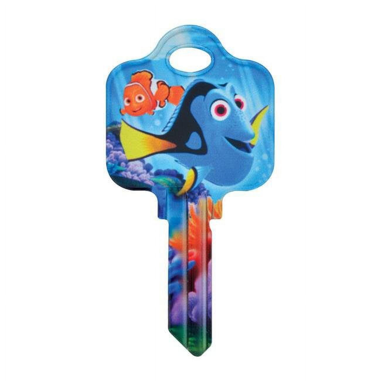 Hillman Disney Dory Blue Metal Modern Key Lock Padlock