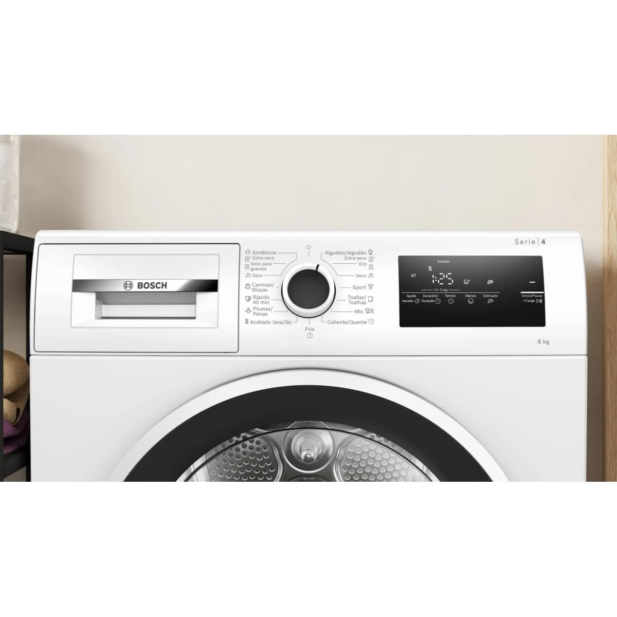 Sèche-linge Bosch WTR83200ES blanc de 8 kg