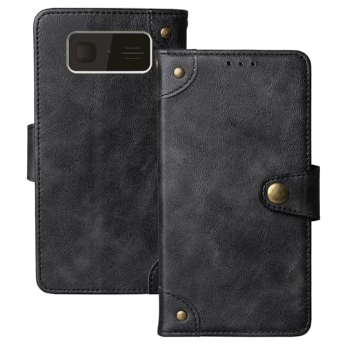 Anybird Retro Flip Leder Tasche Hülle Für Beafon SL260 LTE 4G 2.2