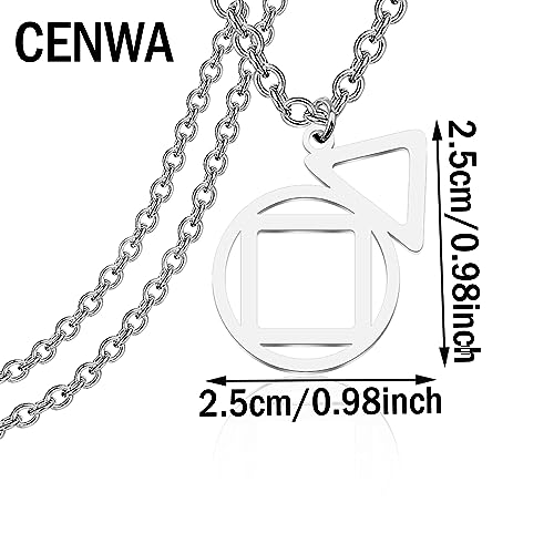 CENWA Stainless Steel Vampire Clans Symbol Jewelry Vampire Clans Jewelry Gift for Fans2