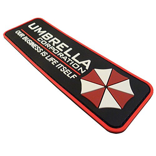Umbrella Corporation Resident Evil Cosplay PVC Rubber 3D Fastener Patch