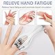 2 Stück Finger- und Handmassagegerät, Haushaltsfingerrollen, doppelseitige Handmassagerolle zur Linderung von Stress, Blutkreislauf, Akupressmassageroller, Grau
