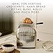 Dualit Warming Rack for Dualit Classic Toasters | 1 Toaster Accessory | Heat bread products with ease | Heatproof Handle | 1738