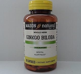 Mason Natural Gingko Biloba 500 MG Herbal Supplement Capsules - 90 Ea