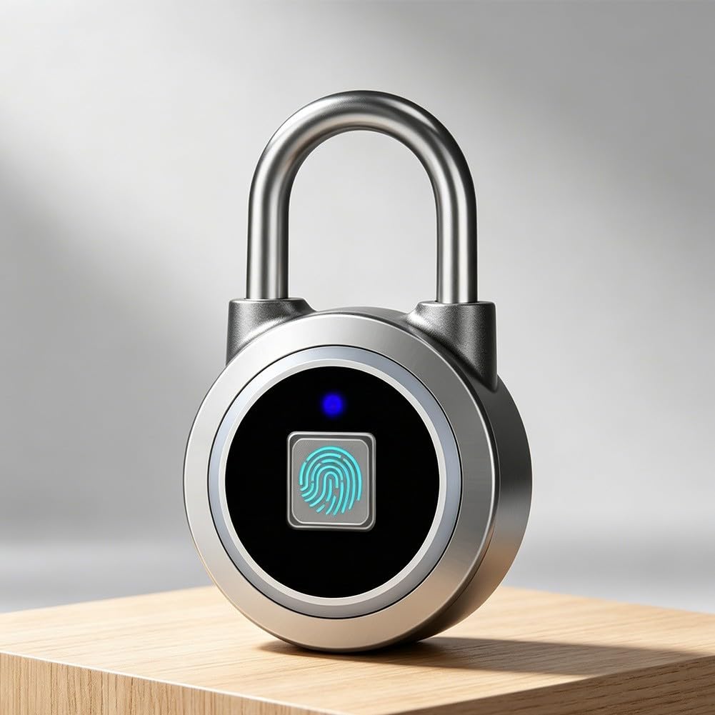 Cadenas à empreintes digitales intelligentes avec contrôle par application