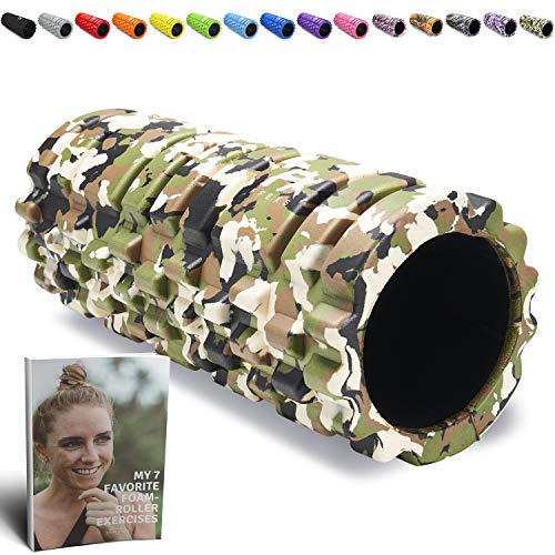 Foam Roller - Rodillo de Espuma para Terapia de Masaje  Para Masajes Muscular Fitness Pilates Yoga - La Mejor Herramienta para Deportivo - Tejido Profundo Liberación Miofascial y Alivio de Dolores