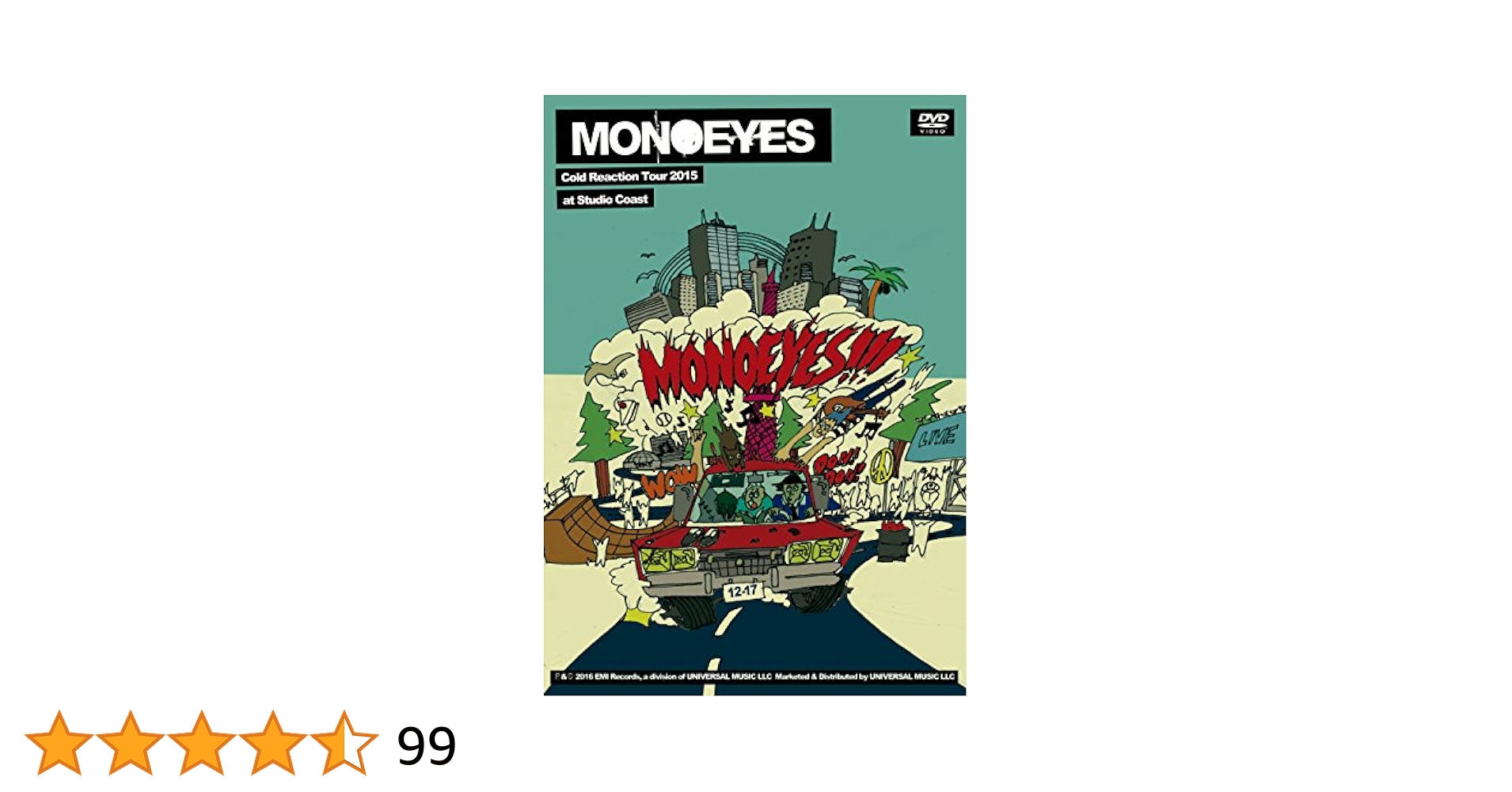 Amazon.co.jp: MONOEYES Cold Reaction Tour 2015 at Studio