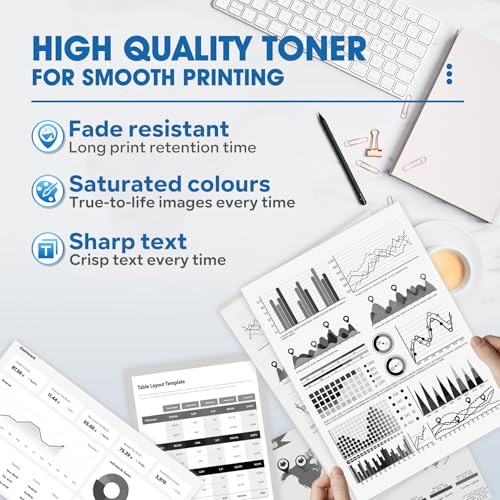 Image of Vihan 202X High Yield Toner Cartridges Replacement for HP 202X CF500X Toner 5 Pack