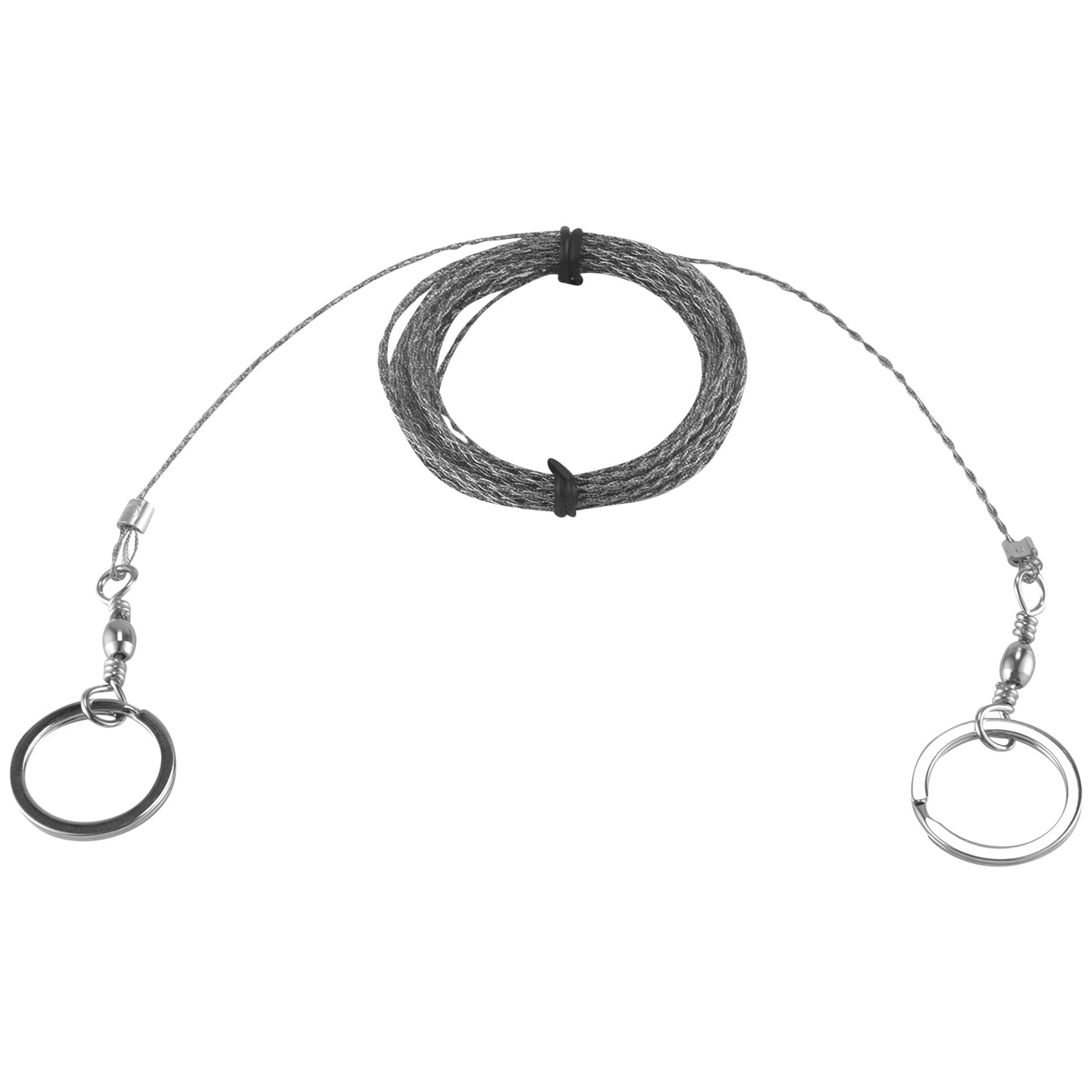 Jkjhbhged Outdoor Hand-Drawn Rope Saw 304 Stainless Steel Wire Saw Camping Life-Saving Woodworking Hand Saw Wire 5M