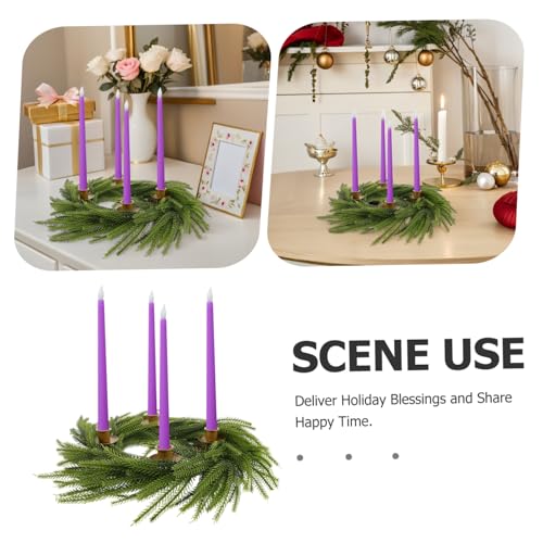 Couronne decorative de table pour securiser et sublimer votre bougie