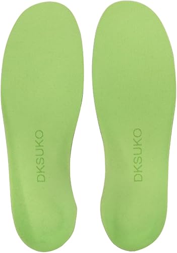 DKSUKO Plantillas ortopédicas de soporte de arco para fascitis plantar para hombres y mujeres, plantillas ortopédicas de gel para pies planos, arco
