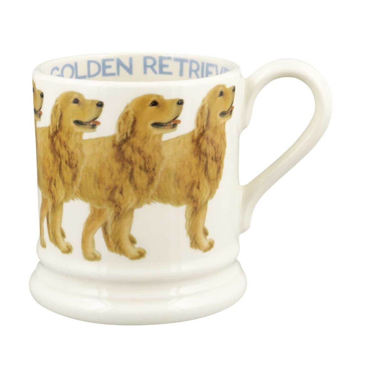 Emma Bridgewater Large Mug 1/2 Pint, Ceramic Coffee Mug Large - Stoneware Mug, Cappuccino, Latte, Coffee, Tea Cup - Beautiful Mugs, Birthday Gift - Coffee Mug Golden Retriever