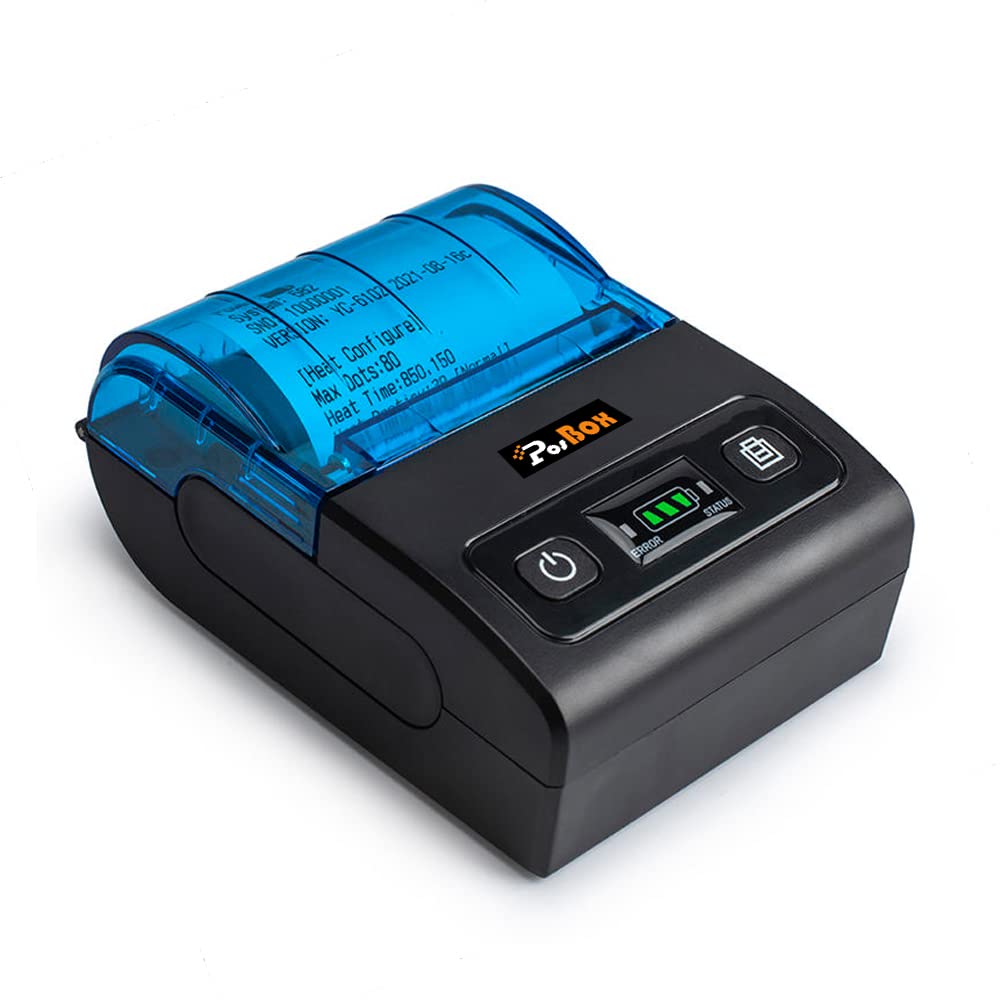 PosBox 58mm Portable Thermal Receipt Printer with 1500mAh Rechargeable Battery for Pocket Biller (B0BSVHJNJ6) Amazon Price History, Amazon Price Tracker