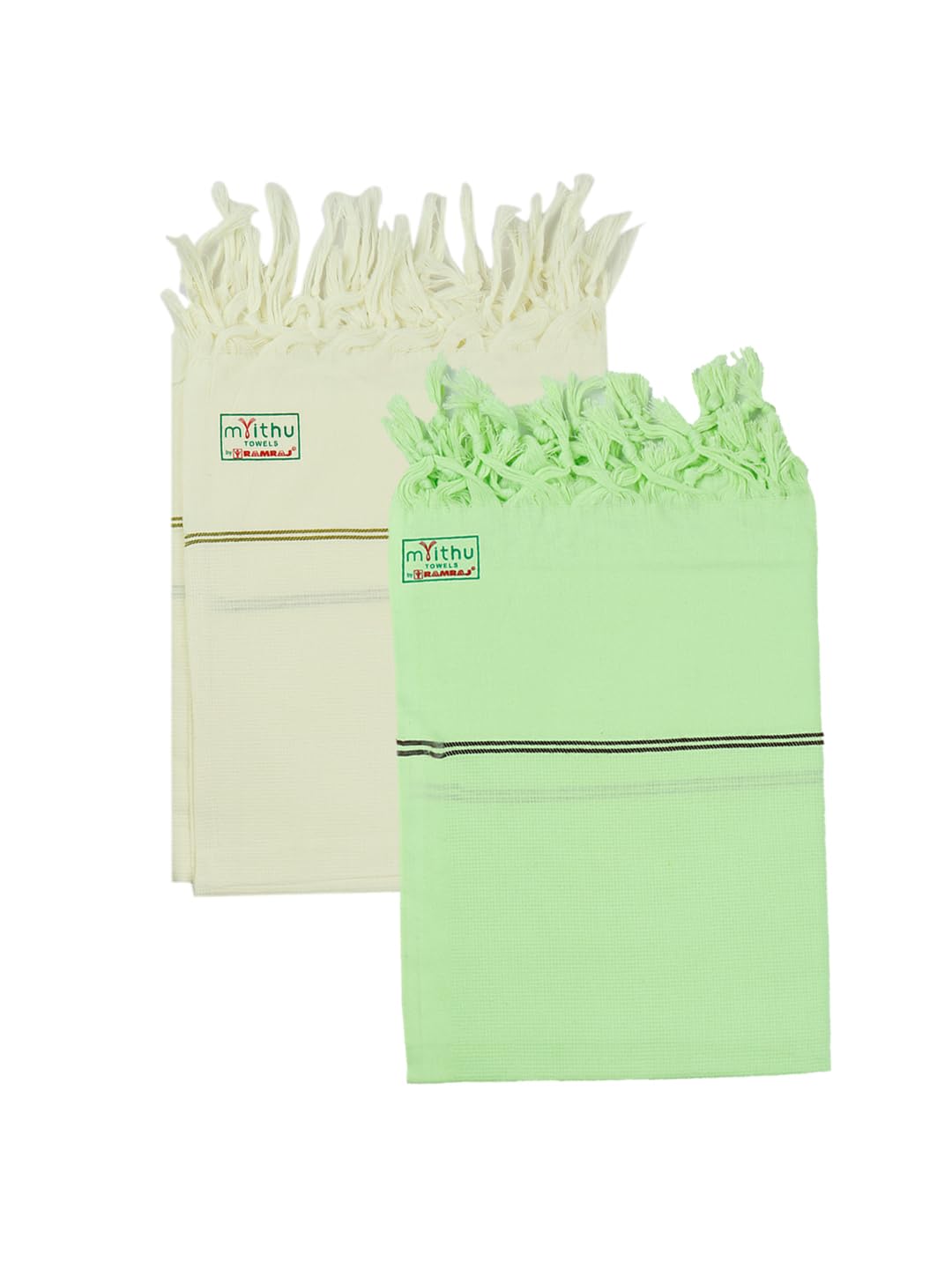 RAMRAJ COTTON Assorted Cotton Colour Bath Towel NO279 (Pack of 2)-image-45
