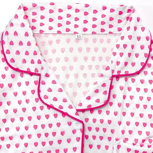 Image of Ammiko Womens Pajamas Set Y2k Loungewear Pajama Button Down Top and Shorts Monkey Beach Short Sleeve Sleepwear Preppy
