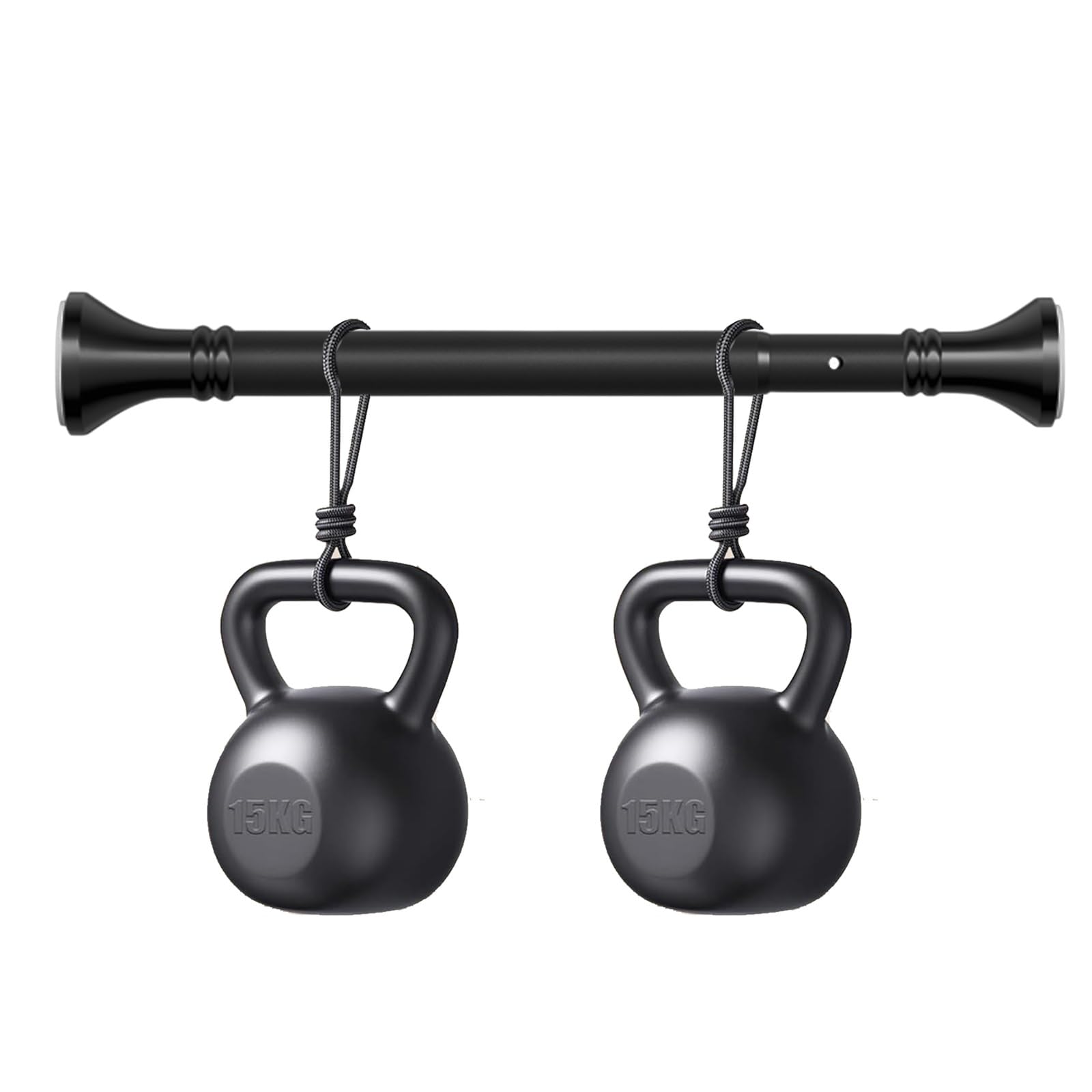 Barre de Douche Extensible 410-500 cm, 360-450 cm, 310-400 cm Tringle Rideau Sans Percage, Tringle À Ressort Antidérapante Tringle télescopique Pour Salle de Bain, Armoire(Black,160-250cm)