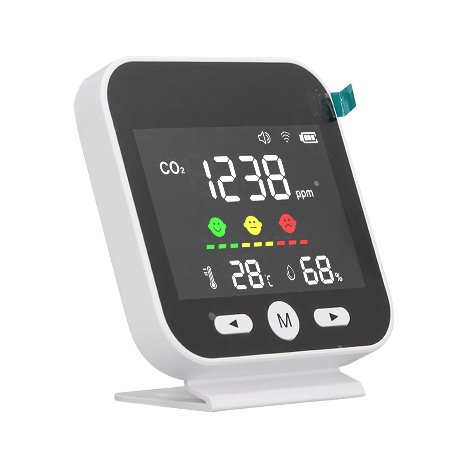 Domary Monitor WiFi della qualità dell'Aria con Sensore di CO2 NDIR,