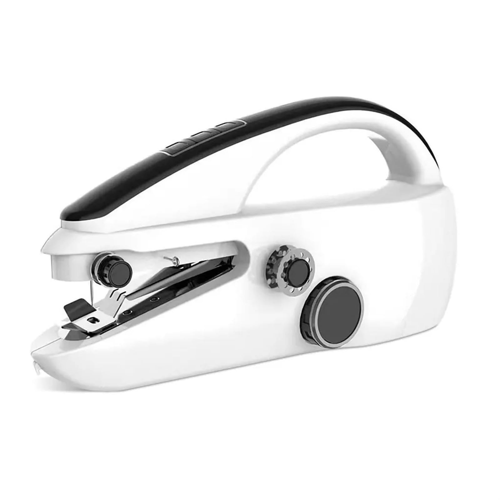 Sewing Machine, Handheld Sewing Machine Battery Powered Electric USB Quick Stitching Device Home Needlework DIY Travel Fabric Machines Craft