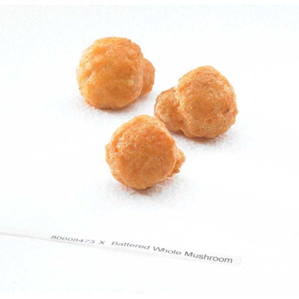 Golden Crisp Fryersaver Battered Whole Mushroom - Appetizer by McCain – 2 lbs", Pack of 6
