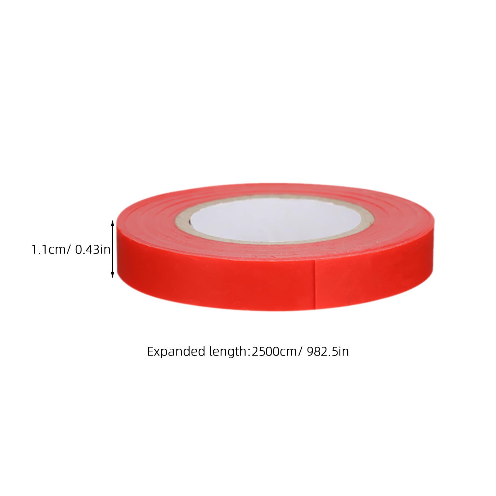 YARNOW Cinta Adhesiva Roja de PVC para Atar de y Planta, Flexible Residuos, Adecuado para de Poda y Temporada de, Pack de 20 Rollos