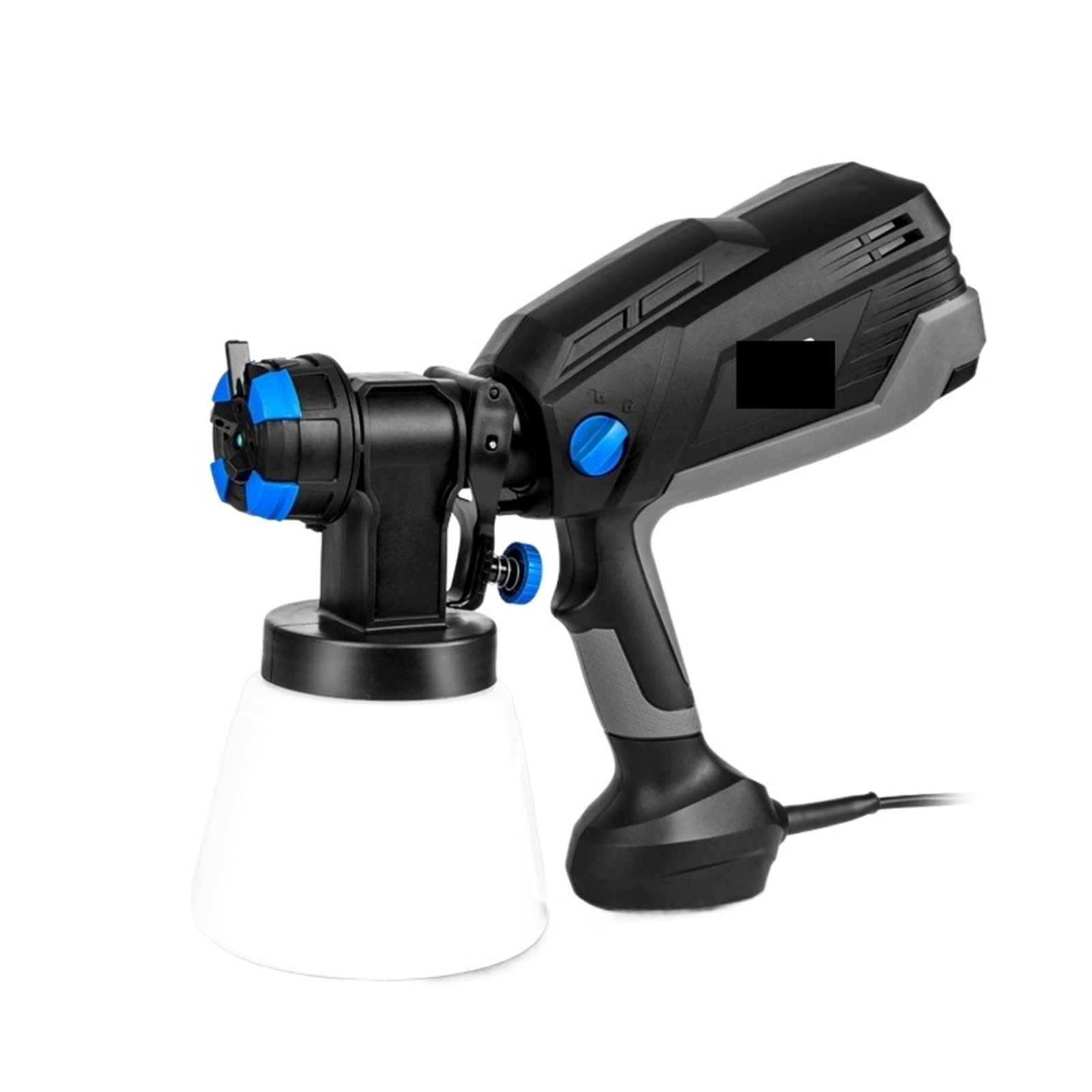 600W Pistolet Spray Paint Opryskiwacz Elektryczny 4 Rozmiary dyszy Hvlp. Household 1000 ml Kontrola przepływu Airbrush Easy Spryskiwanie(750W Spray Gun)