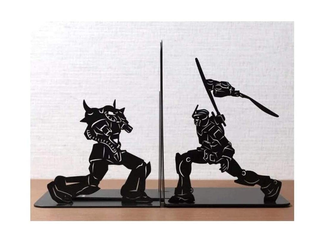 Luffy Black Metal Book Ends Anime Cartoon Bookends, Togo