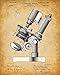 Original Science Lab Equipment Patent Prints - Set of Four Photos (8x10) Unframed - Makes Great Classroom Laboratory Decor and Gift Under $20 for Scientists Chemistry Decor