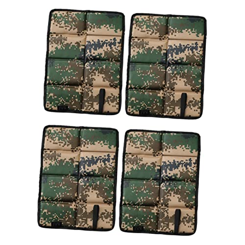 BESPORTBLE 4pcs Picnic Mat Lightweight Outdoor Cushion for Camping Hiking Travel Foldable Easy to Pad for Adults Boys and Girls and Teens Oxford