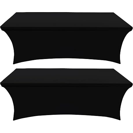 Utopia Kitchen Fitted Tablecloths for 8 Foot Rectangle Tables