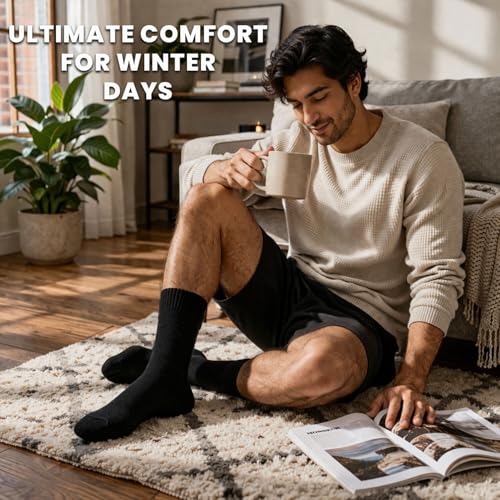 Image of Yacht & Smith Mens and Womens Thermal Winter Socks, Warm Cold Resistant Bulk Pack